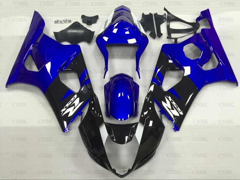 Обтекатель для мотоцикла GSXR1000 03 GSX R 1000 Пластиковые обтекатели 2004 2003 - K3 синий