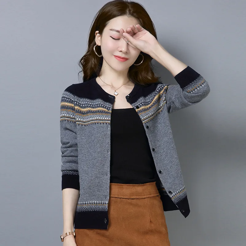 ^*Best Offers Vintage Knit Cardigan 2019 Autumn Women Fashion Casual Simple Cardigan Ribbed Top Retro O-Neck Short Caridgan Sweaters AA5013 ^*Best Offers Vintage Knit Cardigan 2019 Autumn Women Fashion Casual Simple Cardigan Ribbed Top Retro O-Neck Short Caridgan Sweaters AA5013