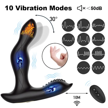 Sex Toys Anal Vibrator Finger Prostate Massage Anus Stimulate Butt Plug Male Masturbator Backyard Plug Sex Products For Men Gays 2