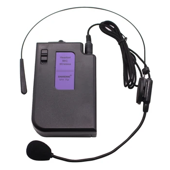

Indoor Outdoor Teacher Classroom Wireless Microphone Set Teaching With Headset Hands Free Speech Meeting Stable Guide Lapel Mic