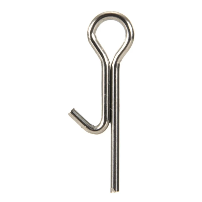 100PCS/Lot 19mm Fishing Hook Bait Stinger Spike Connecting Pins Barbed jig hook Carp Jig Head Soft Lure fishing Tools | Спорт и