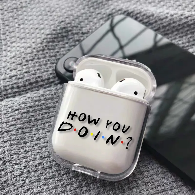 Tv Friends чехол для наушников для Apple iPhone, зарядная коробка для AirPods Pro, жесткий прозрачный защитный чехол, аксессуары - Цвет: 16