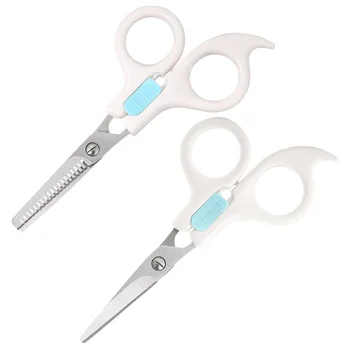

2PCS Child Safety Hair Clippers Haircut Scissor Set Professional Hair Styling Comb for Girl Child