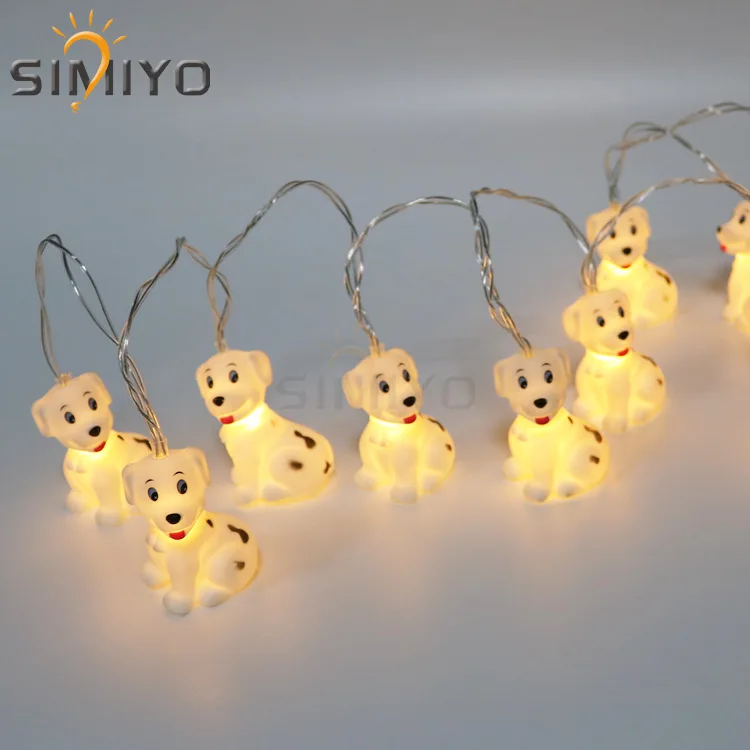 

Decoration Christmas Puppy Modeling Lamp Deer Unicorn Lighting Chain Hot Selling Creative LED String Lights Manufacturers Direct