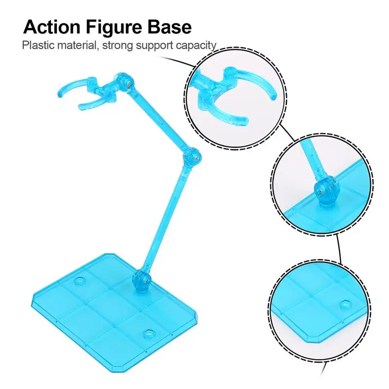 5pcs Model Figure Support Action Figure Base Suitable Display Stand Bracket For 1/144 Model Figure