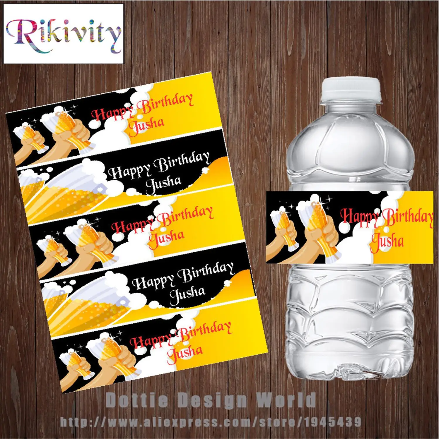 20 шт. винтажные этикетки Rikivity для бутылок с водой вина шампанского украшения бара