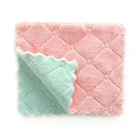 1PCS 25 шт 20 шт многоразовые бамбуковые полотенца бамбуковые кухонная ткань для посуды бумажные полотенца в рулоне органические моющиеся миски салфетки чистка стирка полотенце - Цвет: 1PCS