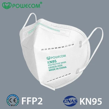 

10/20/30/50 pcs KN95 Mask 4 Layer Soft And Breathable NonWoven Mouth Masks Anti Dust Fog Face Mouth Protective Safety Masks