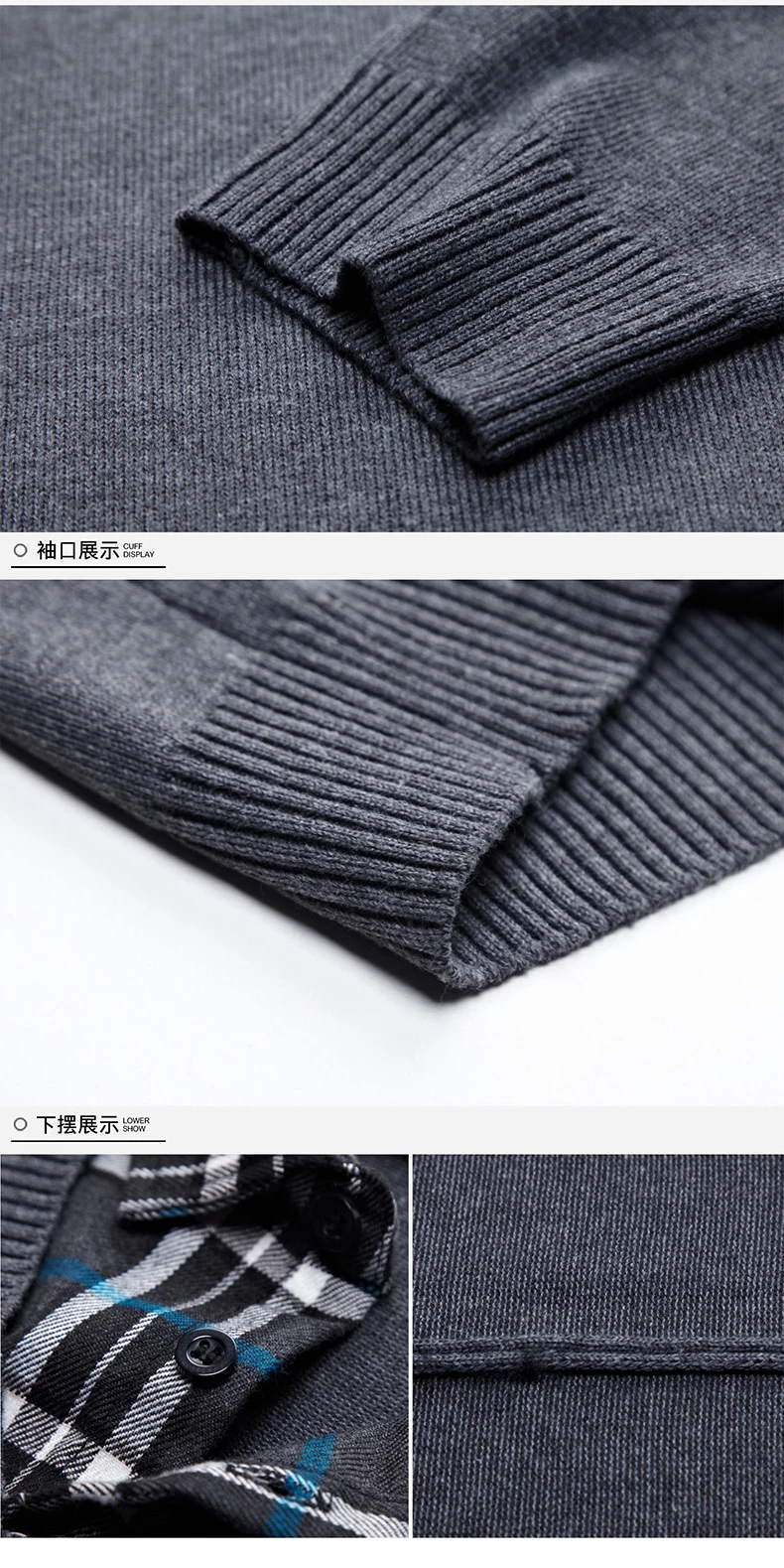 Повседневные мужские свитера бренд Slim Fit сплошной цвет пуловер с вырезом в виде буквы V длинный рукав трикотаж модный мужской вязаный Классический Топ дизайн