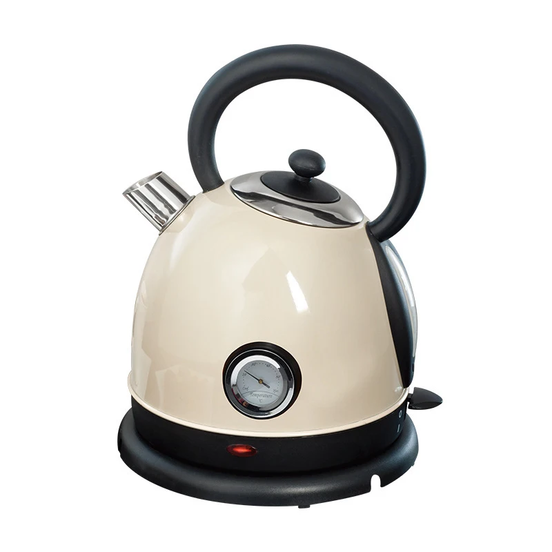 Electric Kettle 1.8L Vintage Household Stainless Steel High Power