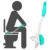 Длинная Ручка Reach Comfort Нижний Стеклоочиститель Self Wipe Assist Держатель Туалетной Бумаги Tissue Grip Self Wipe Aid Motion Assistance