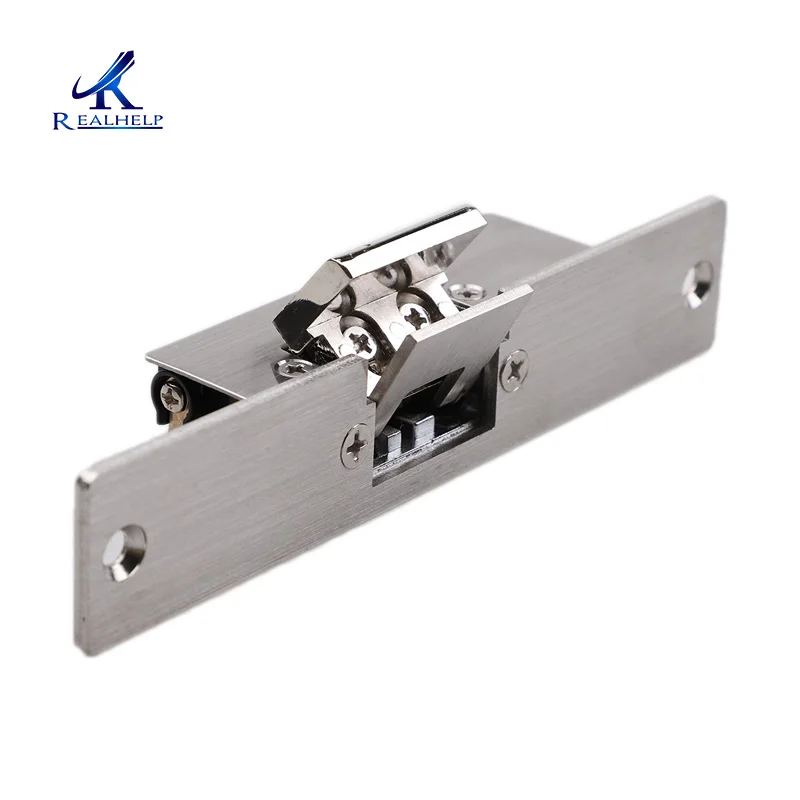 24V DC Electric Door Strikes for Glass Door Holding force 500KG Fail Secure Cylindrical Locksets for Access Control System