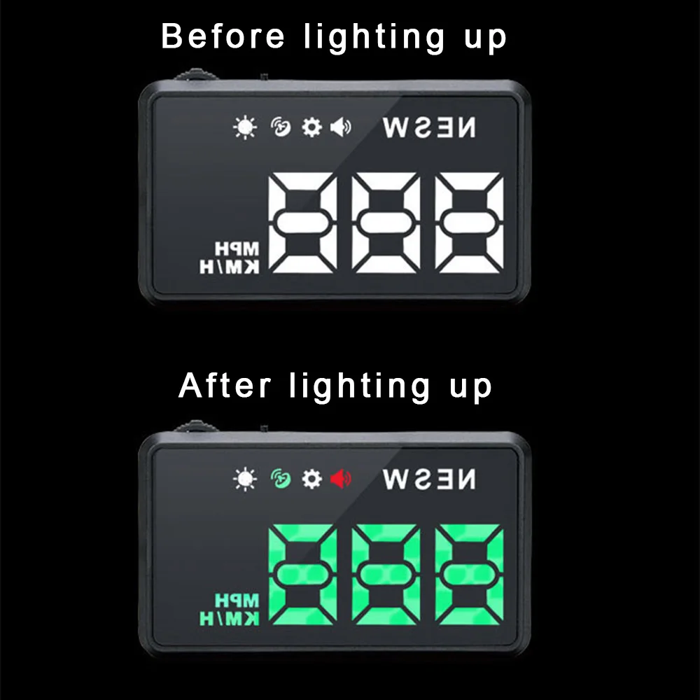 Cabeça do Carro Tela 3.5 Polegada hd Display Velocímetros Projetor Universal Estilo Acessórios Gps Hud up 7 Gps carro hud cabeça do carro hud