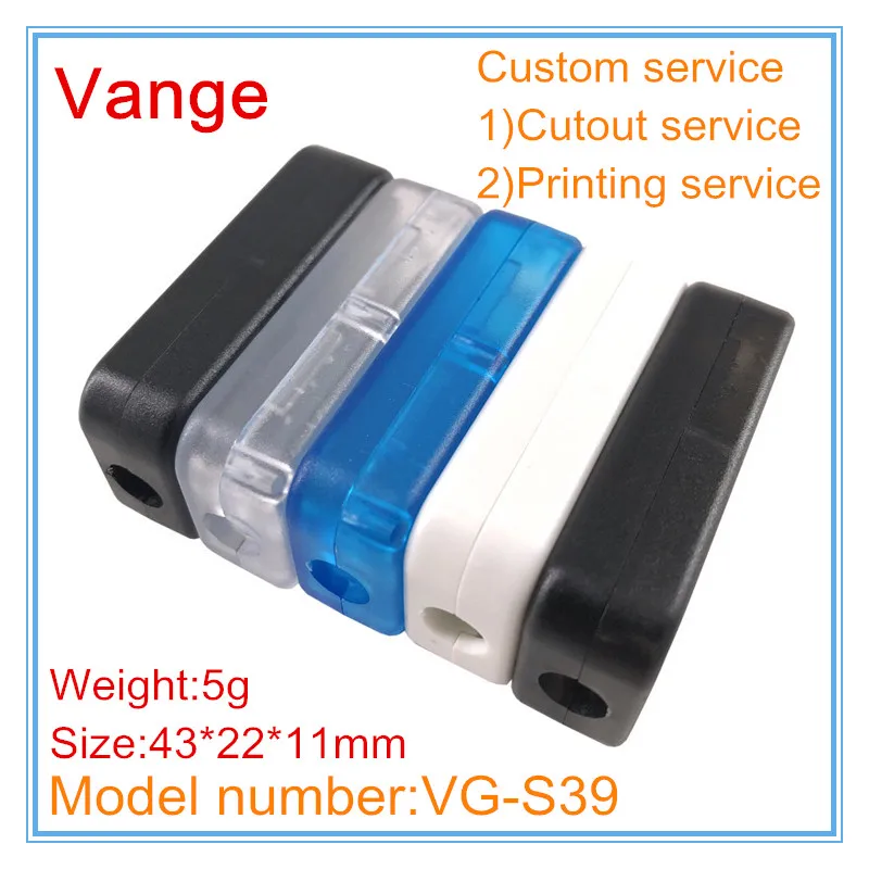 4 шт./лот маленькая выходная коробка 43*22*11 мм корпус из АБС-пластика