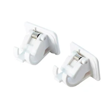 

2 pcs Adjustable Curtains Organized Storage Rack Hook For Home Kitchen Bathroom Window-Dressing Hardware