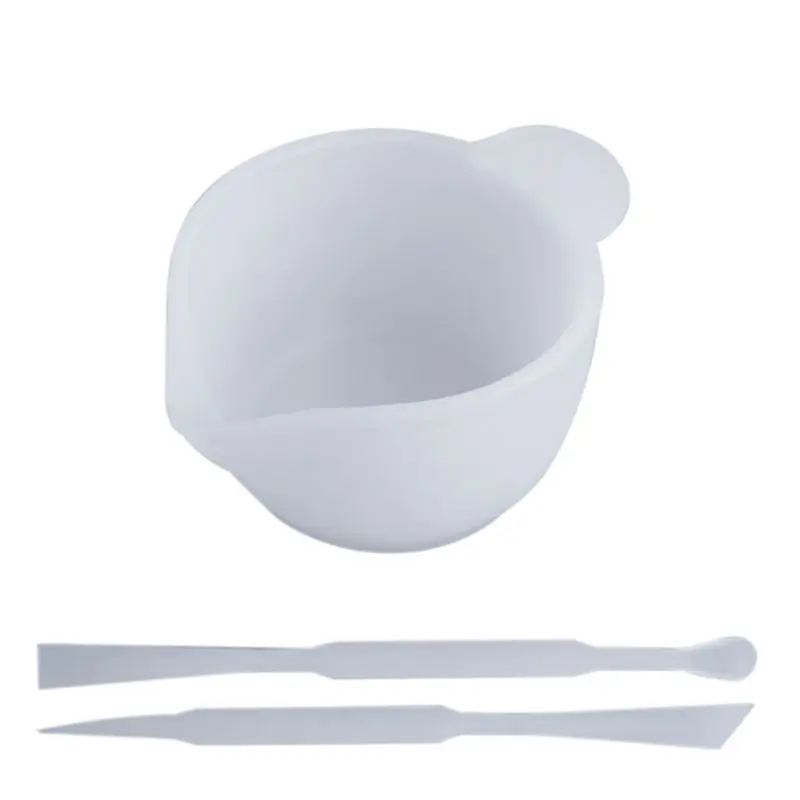 JAVRICK силиконовые чашки для смешивания формы Материал набор инструментов ложка палец капот для эпоксидной литья плесень ювелирных изделий