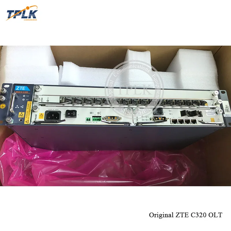 Горячая продажа ZTE C320 GPON EPON OLTwith 1GE SMXA/1 + 1 * PRAM 16 портов GTGH C плата (16 шт. SFP