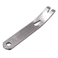 

Gear Stainless Steel Mini Crowbar Crank Scraper Multipurpose Prybar Pry Bar Pocket Tool Camping Outdoor
