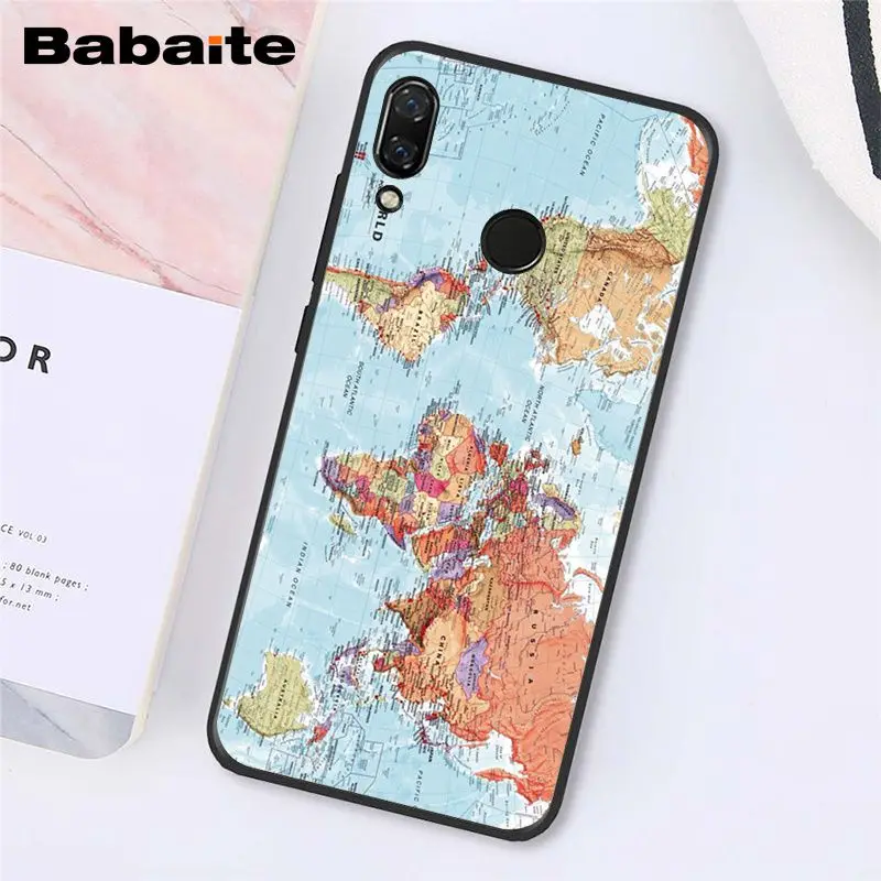 Babaite карта мира путешествия просто пойти чехол для телефона для Xiaomi Redmi8 4X 6A S2 Go Redmi 5 5Plus Note4 5 7 Note8Pro - Цвет: A9