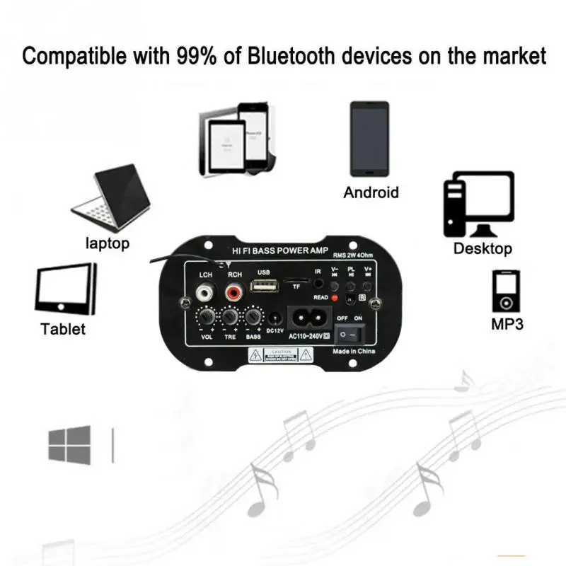 2 Din аудио мини Bluetooth автомобильное радио Hi-Fi TF Мощность разъем Усилитель-сабвуфер стерео цифровые USB аудио с пультом дистанционного управления Управление