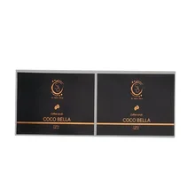

Customized Black PVC Front and Back Bottle Stickers Matte Logo Printing Adhesive Labels Waterproof and Strong Adhesive