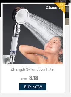 VIP link Zhang Ji Новый Сменный фильтр для заварки чая насадка для душа Спа с кнопкой остановки 3 режима Регулируемая насадка для душа
