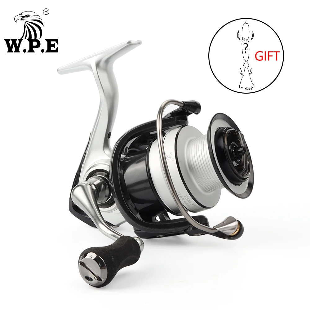 

W.P.E TSM Spinning Fishing Reel 5.1:1 2000/2500/3000/3500 6+1BBs Fishing accessories Bass Pike Carp Fishing Tackle рыбалка pesca