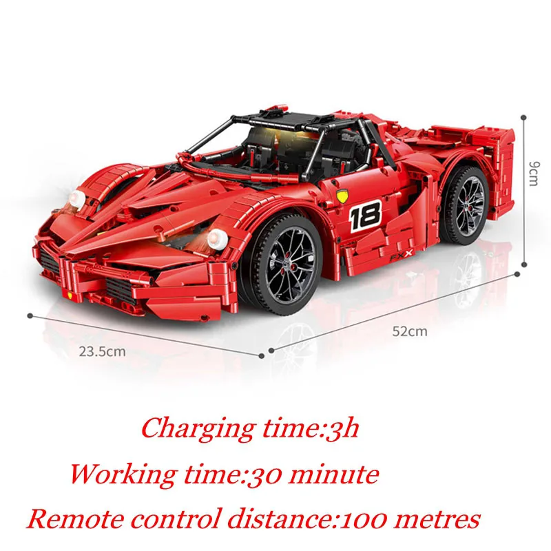 Legoing Technic RC Car Super Sports Car & Super Racing Electric Remote Control Model Building Blocks Toys Children Gifts Legoing