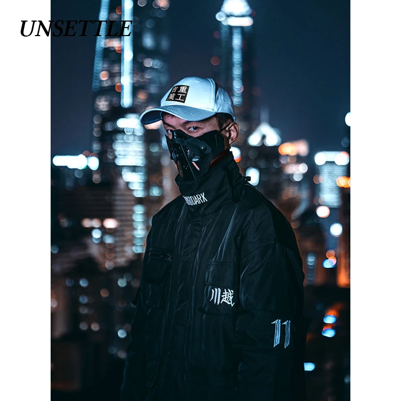 UNSETTLE 2019AW Мужская Уличная парка Мужские/Женские карго несколько карманов толстые теплые зимние куртки пальто Мужская ветровка
