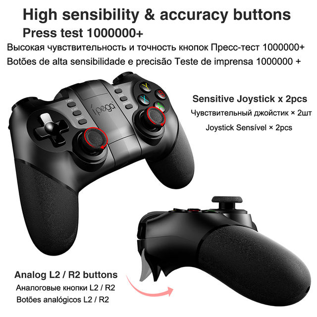 Bluetooth Gamepad Controller Joystick For Android Cell Smart Phone TV Box