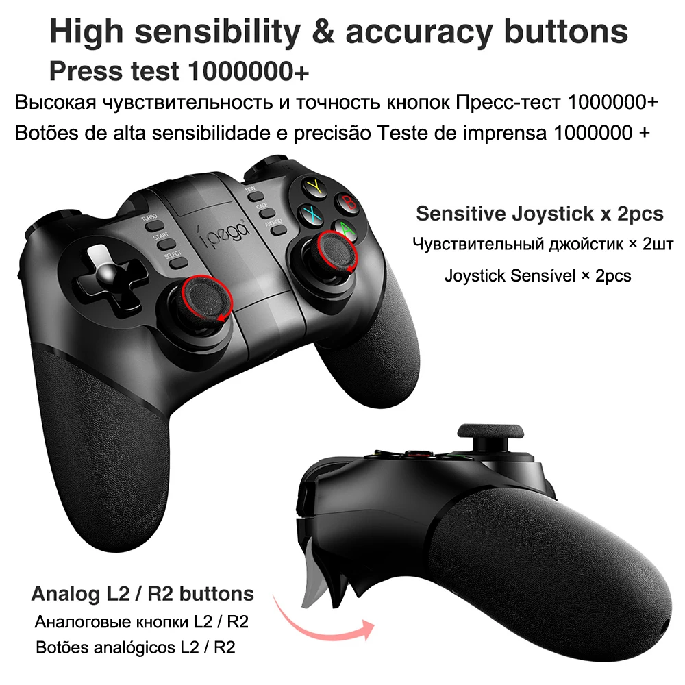 Controle Game Pad Celular Android iPhone Free Fire Pubg - Mgb brasil