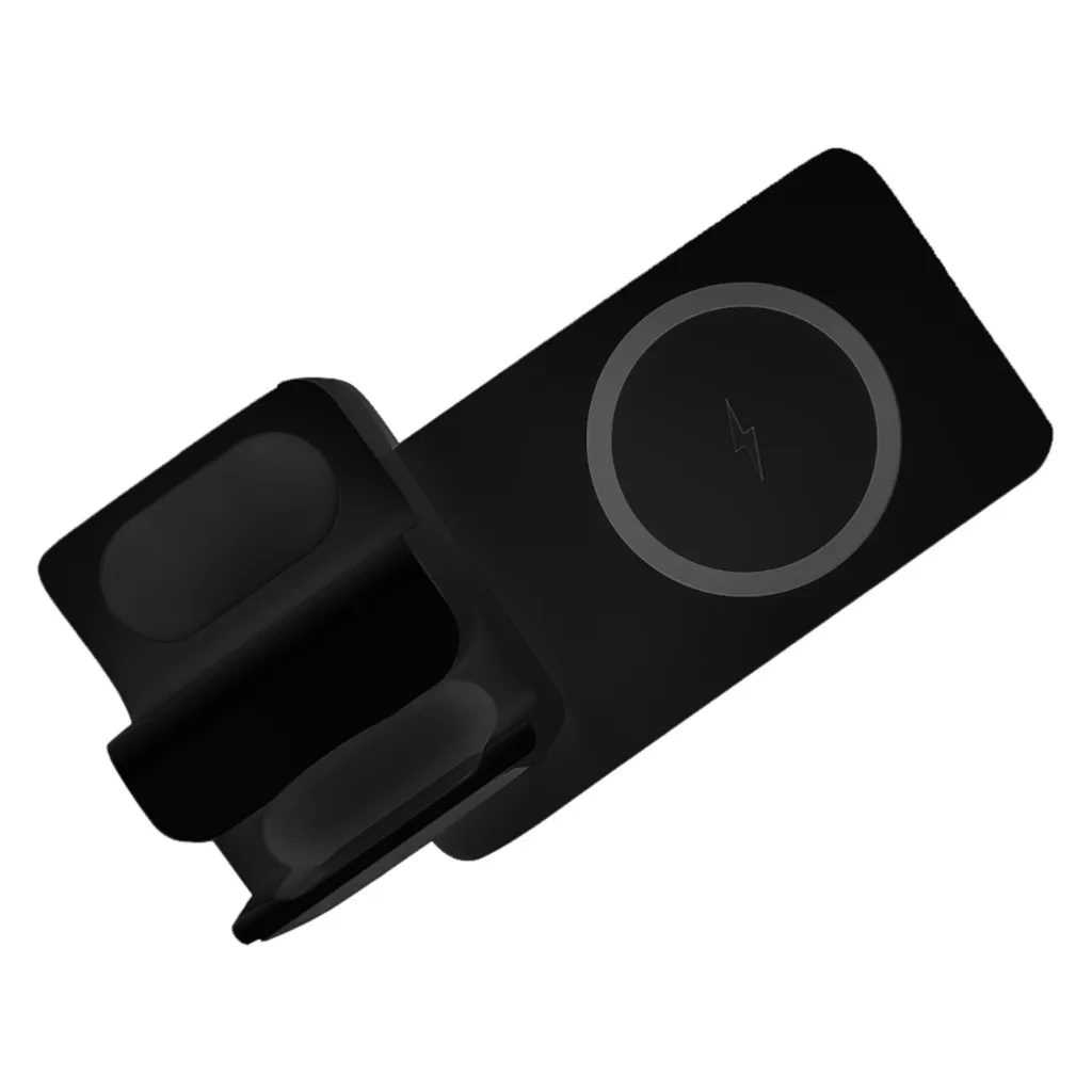3 в 1 Быстрое беспроводное зарядное устройство для iPhone для IWatch 3 4 5 Подставка для зарядки для Airpods 1/2 Qi Беспроводное зарядное устройство для Iphone XS 8 11
