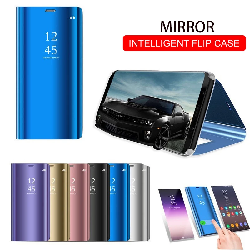 Умный зеркальный флип-чехол для телефона huawei Honor 8X P30 P20 Lite ...