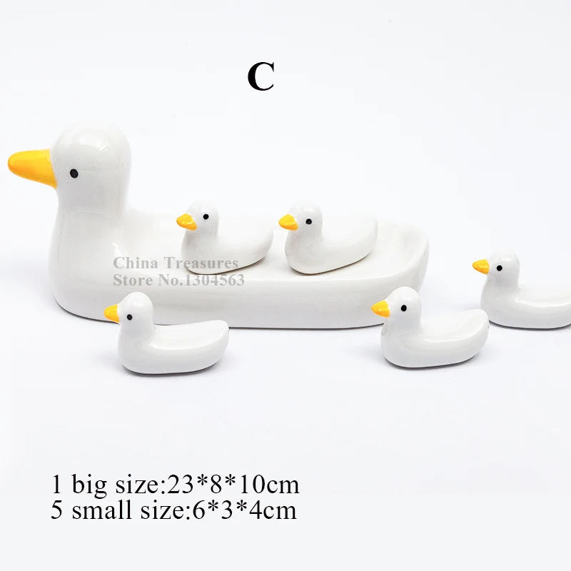 Set of Ceramic Color Palette and Penholders Cartoon Ink Dish Painting Supplies