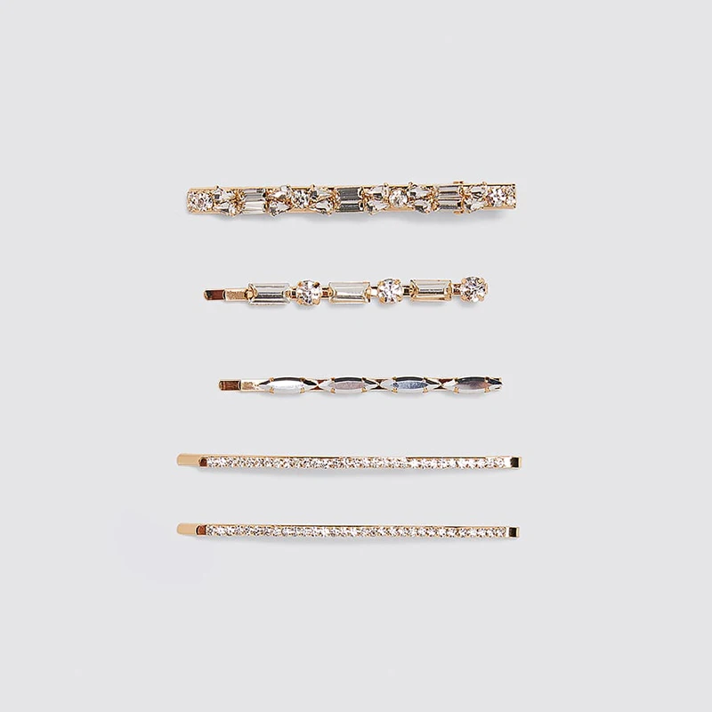 K0532 KOMi 30 Styles Hair Pins for Women ZA Hair Jewelry Gifts Shell Conch Hair Clips Simulated Pearl Crystals Barrettes Hot A60523 - Окраска металла: K0532