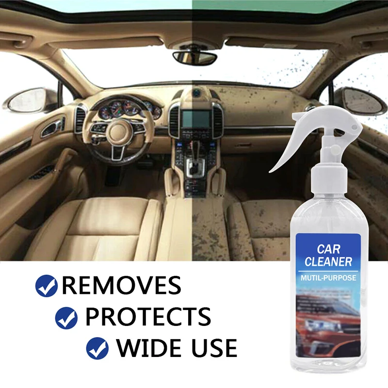  Multi-purpose Car Cleaner Long Lasting Fresh Fast Powerful Odor Dirt Stain Remover V6