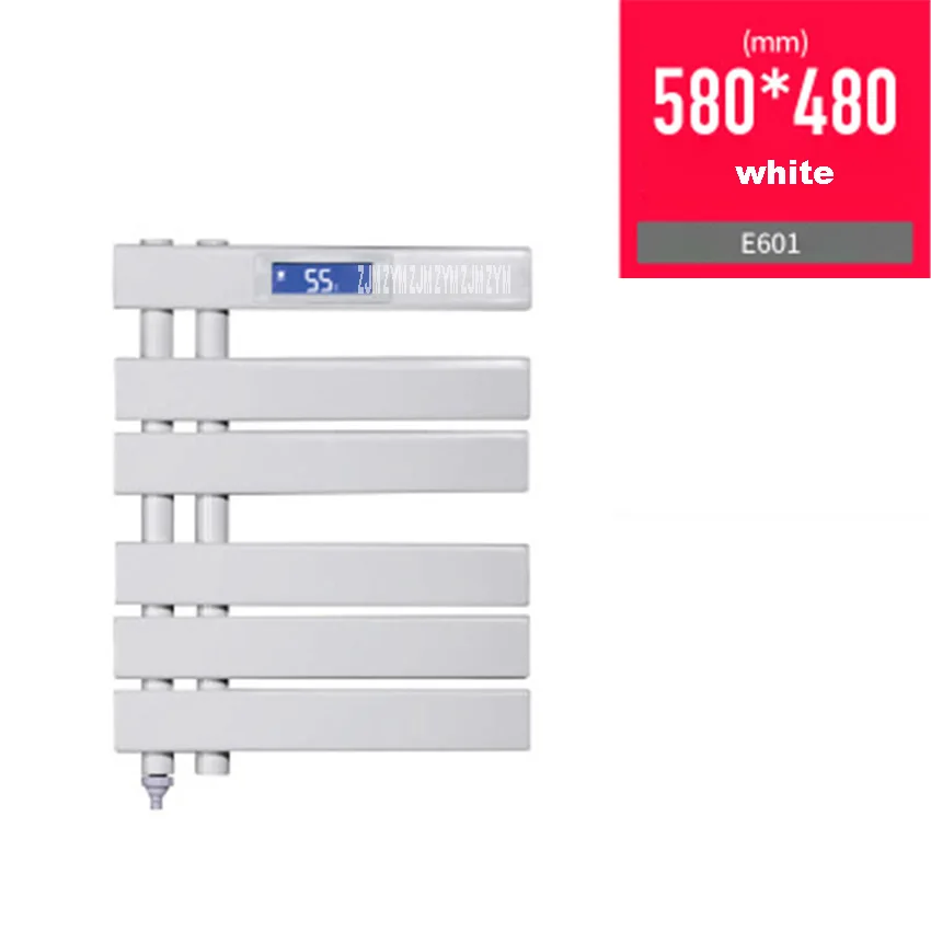 E601 white E601/E701/H601/H801/H1102 полотенцесушитель из низкоуглеродистой стали полотенцесушитель с цифровым дисплеем электрическое полотенце с подогревом - Цвет: E601 white