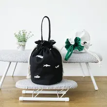 Креативная сумка на шнурке с карманом для девочек, тканевая сумка на шнурке, сумка для телефона, кошелек для монет