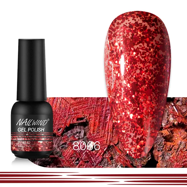 Nailwind Gel Nail Polish 8ml Semi Permanent Varnish Nail Art All for Manicure Need UV LED lamp Base Top coat Nails Gel Polish NE118066