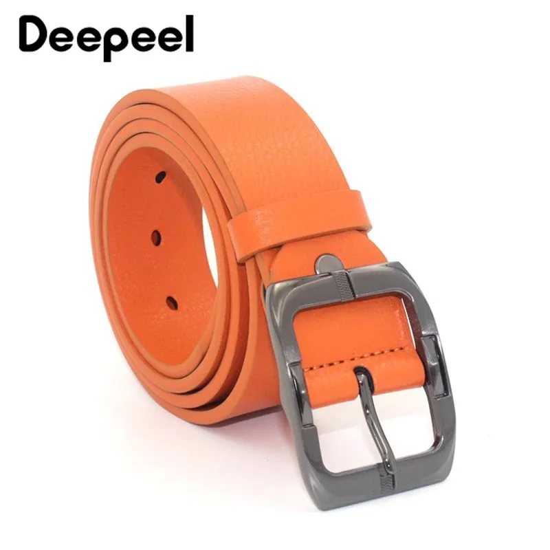 Deepeel, 1 шт., 3,7 см* 110-120 см, модный второй слой, Воловья кожа, сплав, пряжка, ремень, Повседневный, дикий, мужской ремень, джинсовые аксессуары