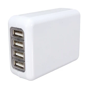 

4 USB Port Multi Travel Plug Charger Adapter Universal International World Wide 5V 2.1A 10W JHP-Best
