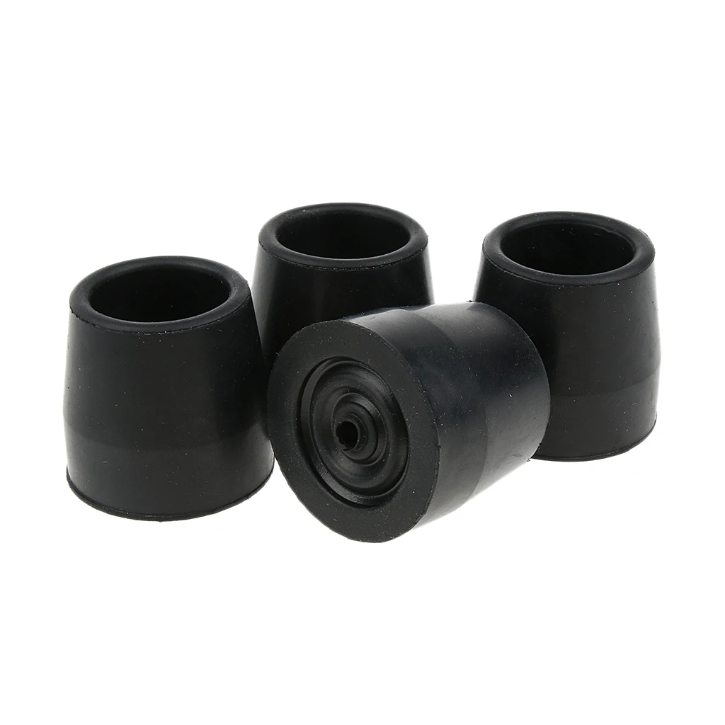 Type C Black Walking Stick Rubber Ferrule