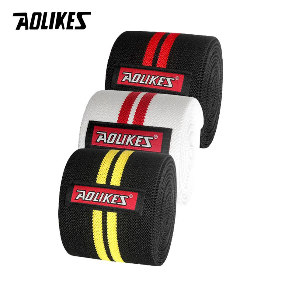 Aolikes 1PCS Elastic Bandage Tape Sport Knee Support Strap Knee Pads Kinesiology Protector Band For Joelheira Leg Wrist Wrap