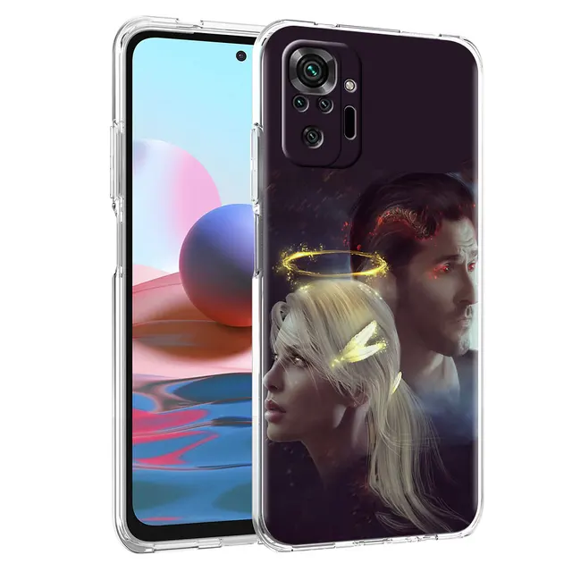 Silicone Cover For Xiaomi Redmi Note 10 9 Pro 9S 8 9C 7 8T 10S 9A 7A 8A K40 K20 Shockproof Soft Phone Case Lucifer TV Funda Capa PTTM-CLS01