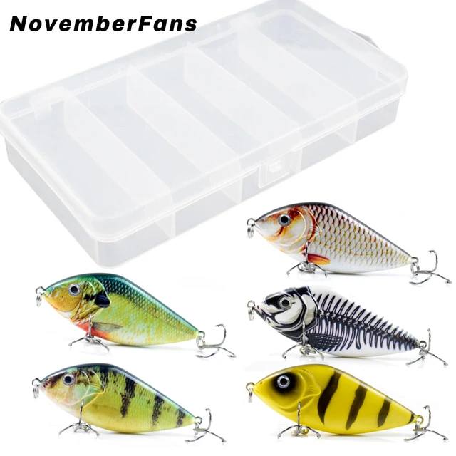 Box Slide Jerkbait, Fishing Lures Set, Baits Wobblers