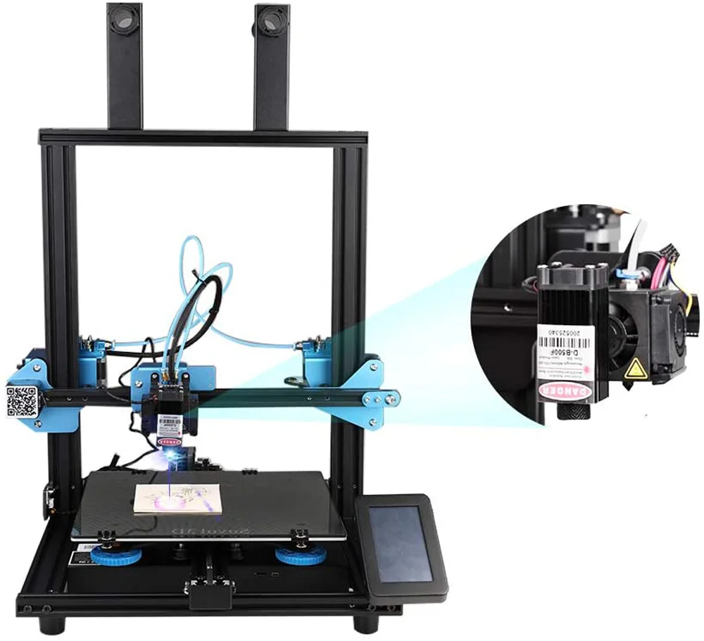 Sovol-kit Cabeça Módulo de Gravação a Laser Compatível com Sv01 Sv02 Ender3 Ender-3 Pro Ender5 Ender-5 Pro Impressora 3d 500mw - Imagem 6