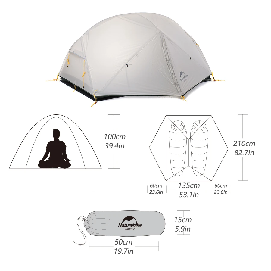 Naturehike Camping Tent Camping Tent Portable Tent Survival Tent