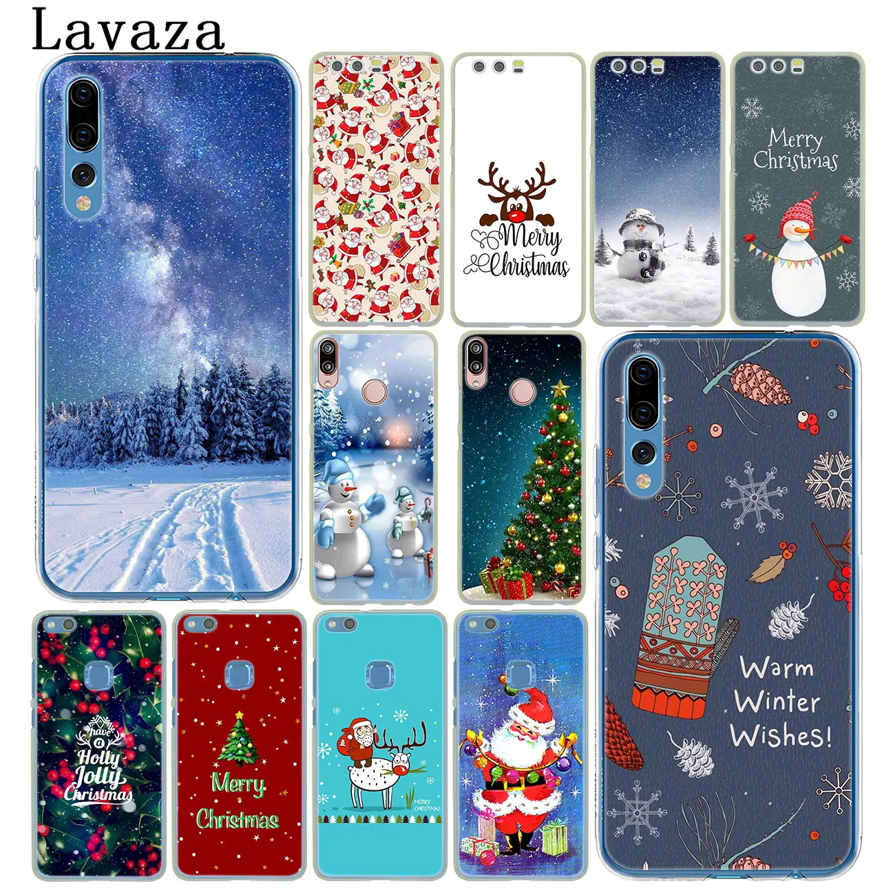 Lavaza Рождественский снег чехол для телефона huawei Y9 Y7 Prime 2018 2019 Honor 20 10 8 8A 8X9X9 Lite 7C 7X 7A Pro