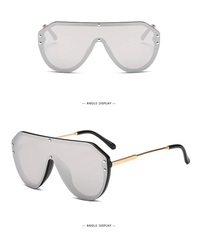 WOWSUN новые буквы F водяной знак цельные солнцезащитные очки PC копия Модные мужские и женские большие солнцезащитные очки A199
