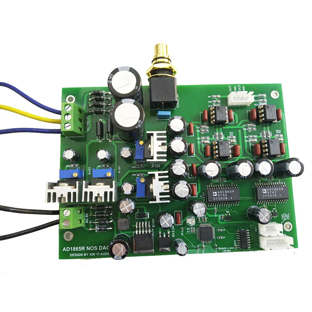 Semi-finished AD1865R NOS DAC Vinyl Style Decoding Coaxial AK4118 24 192K Dual Parallel R2R DAC Equivalent to TDA1541 PCM63